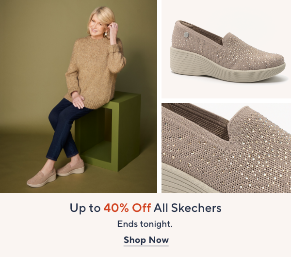up to 40% off all skechers