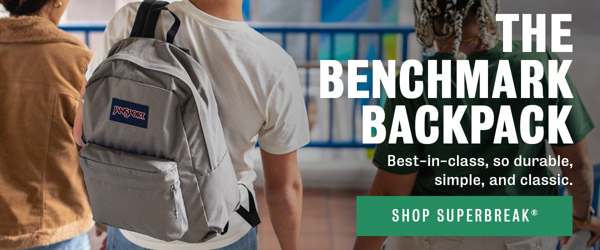 The Benchmark Backpack. best-in-class, so durable, simple, and classic. Shop SuperBreak.