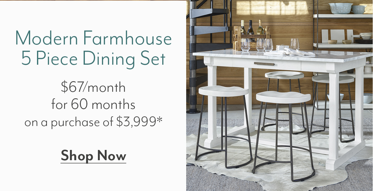 Modern farmhouse now trending! Jordans Furniture