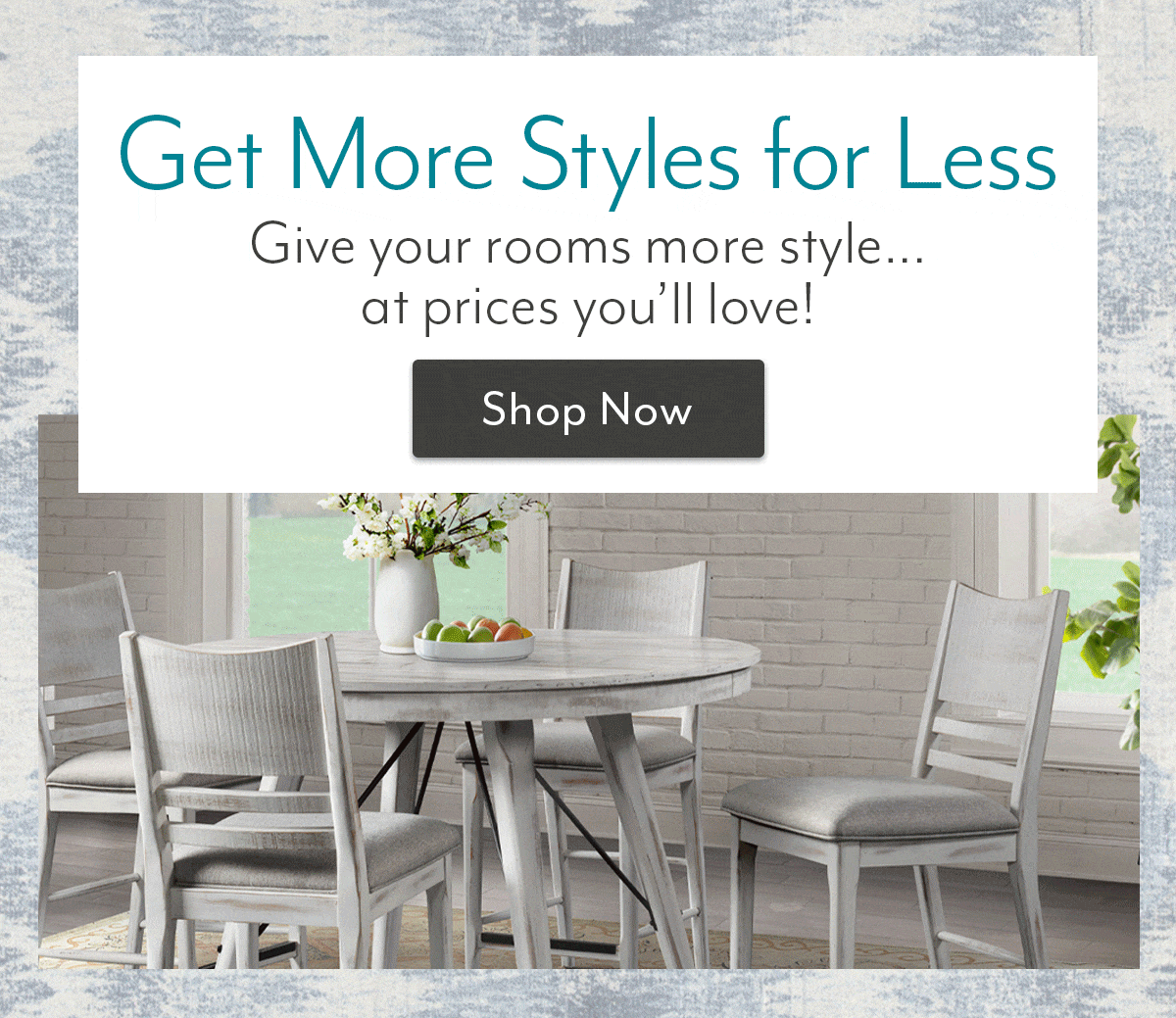 Make room for more styles that fit your budget! Jordans Furniture