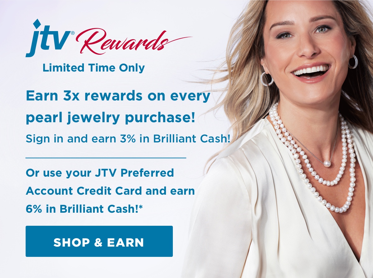 Earn 3x rewards on all pearl jewelry purchases