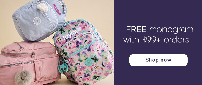 free monogramming with $99+ orders  -shop now FREE monogram with $99+ orders! 
