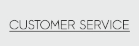 CUSTOMER SERVICE