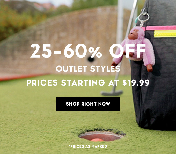 25%-65% Off Outlet Styles