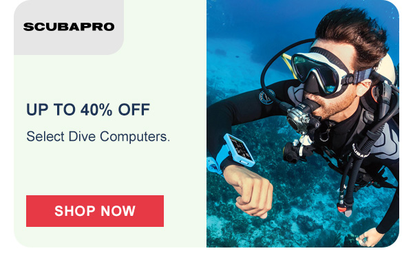 Scubapro up to 40% Off Select Dive Computers | Shop Now