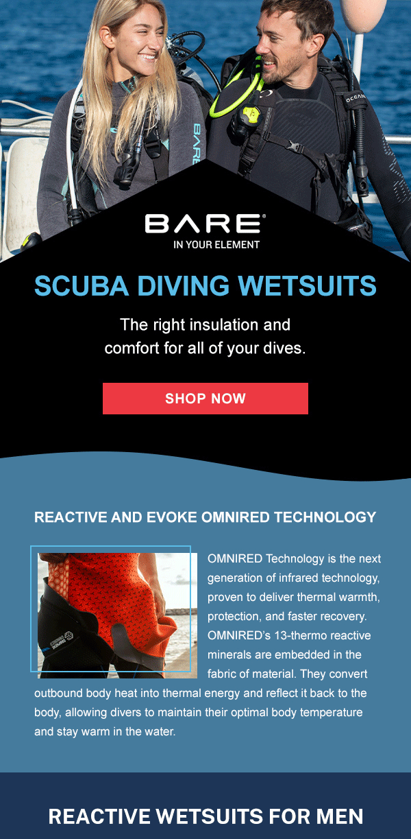 Discover BARE Wetsuits For Him & Her Leisure Pro