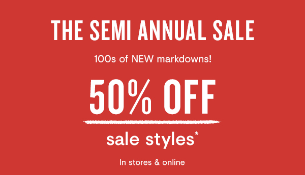 The Semi-Annual Sale