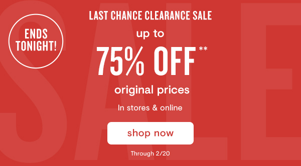 LAST CHANCE CLEARANCE SALE 1R 7 75% OFF original prices IS EIEER ALY 