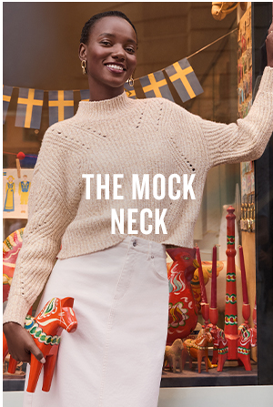 Sweaters - Mock Neck