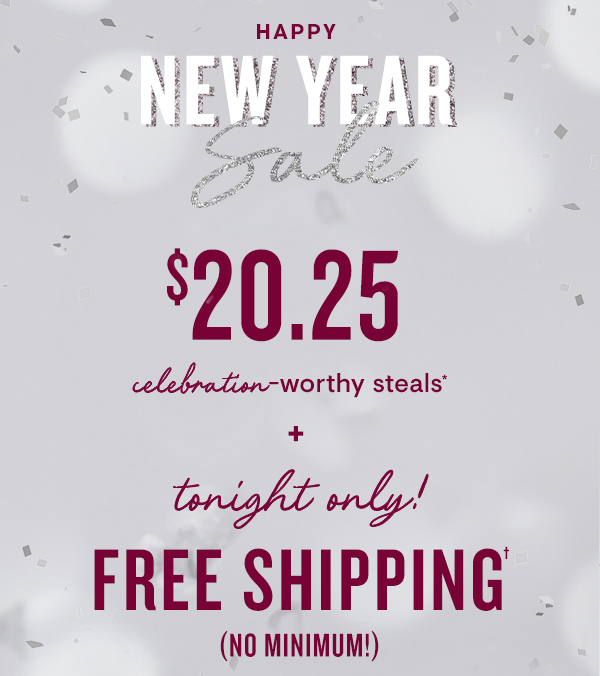 Happy New Year Sale