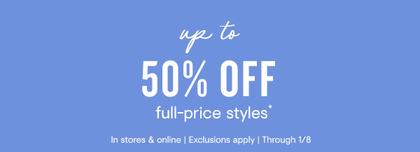 Up to 50% off