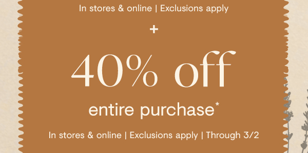 40% off