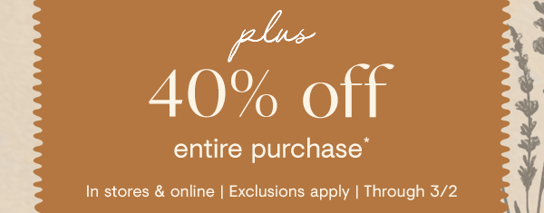 40% off