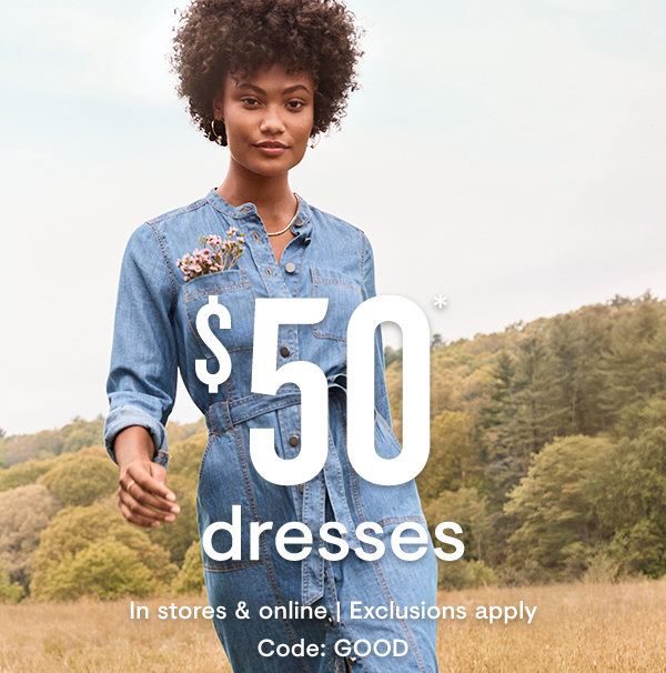 50 dresses. ONE DAY ONLY! Loft