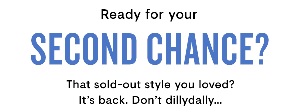 Last Chance!