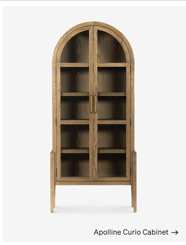 Shop Apolline Curio Cabinet