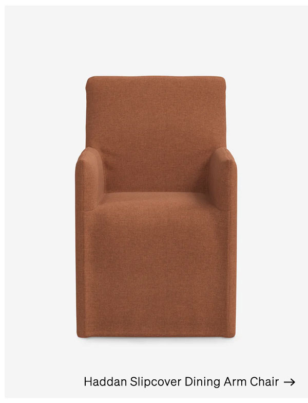 Shop Haddan Slipcover Dining Arm Chair
