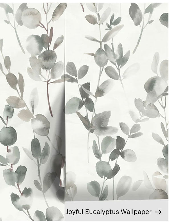 Shop Joyful Eucalyptus Wallpaper