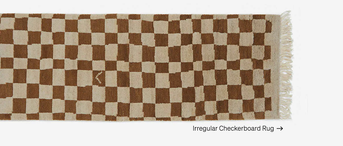 Shop Irregular Checkerboard Rug
