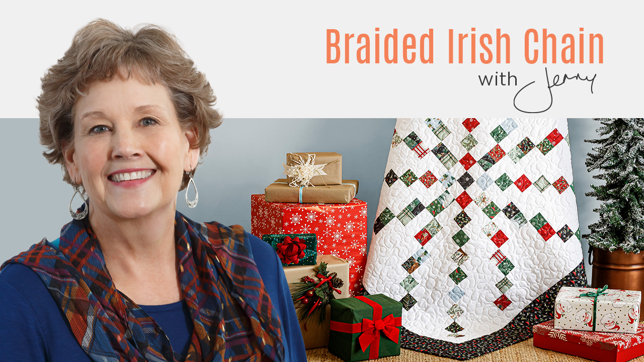 Braided Irish Chain Quilt Tutorial with Jenny.