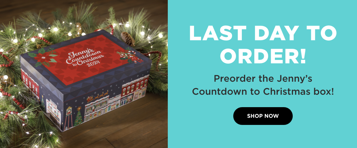 Preorder the Jenny's Countdown to Christmas box! Shop now. 