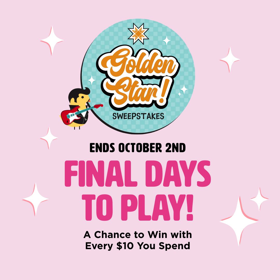 Golden Star Sweepstakes: Play to win Missouri Star Goodies, Trips, Gift Cards & More now through 10/2/24. Shop Now