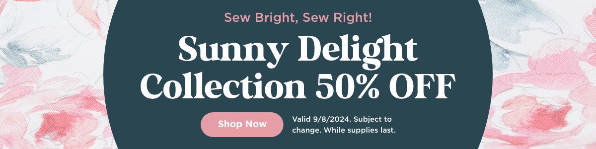 Sunny Delight Collection 50% OFF. Shop Now. Valid 9/8/24. Subject to change. While supplies last.