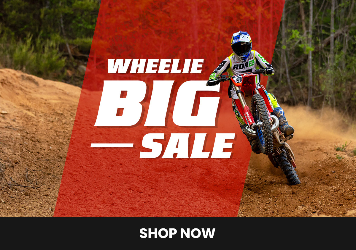 Wheelie Big Sale  Up To 60% Off Parts & Gear  Ends Monday, 10/12