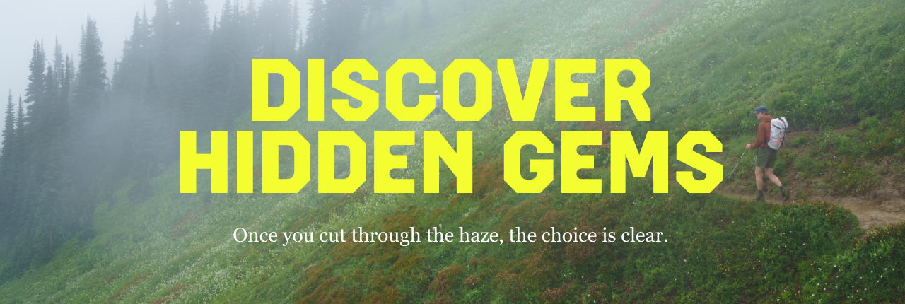 Discover hidden gems. SHOP NOW