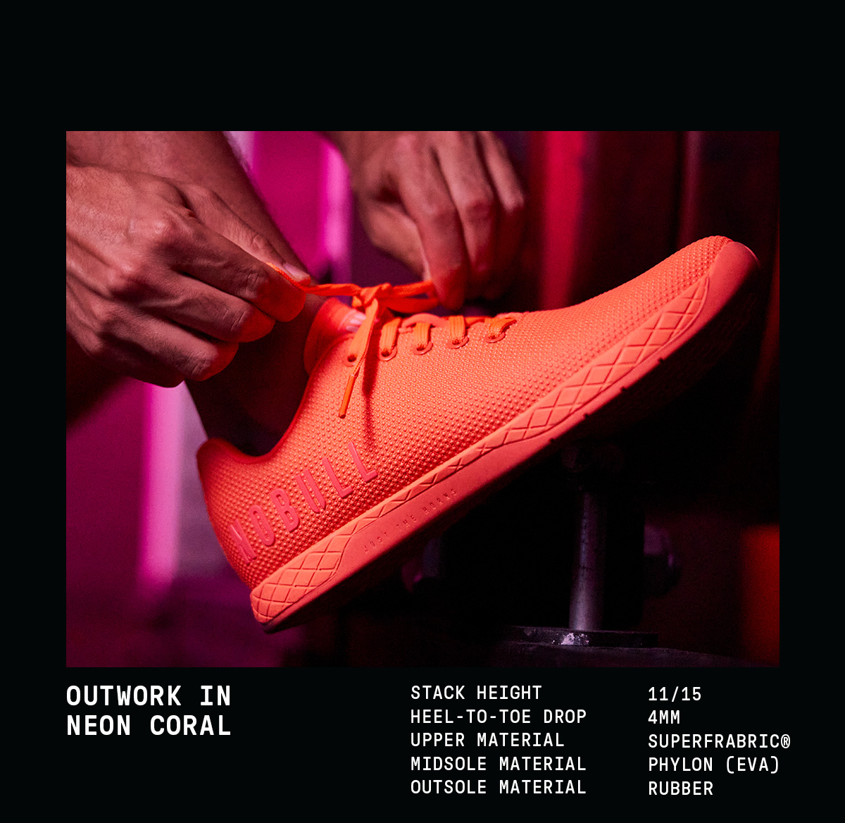 SHOP NEON COLLECTION - FEATURING OUTWORK IN NEON CORAL