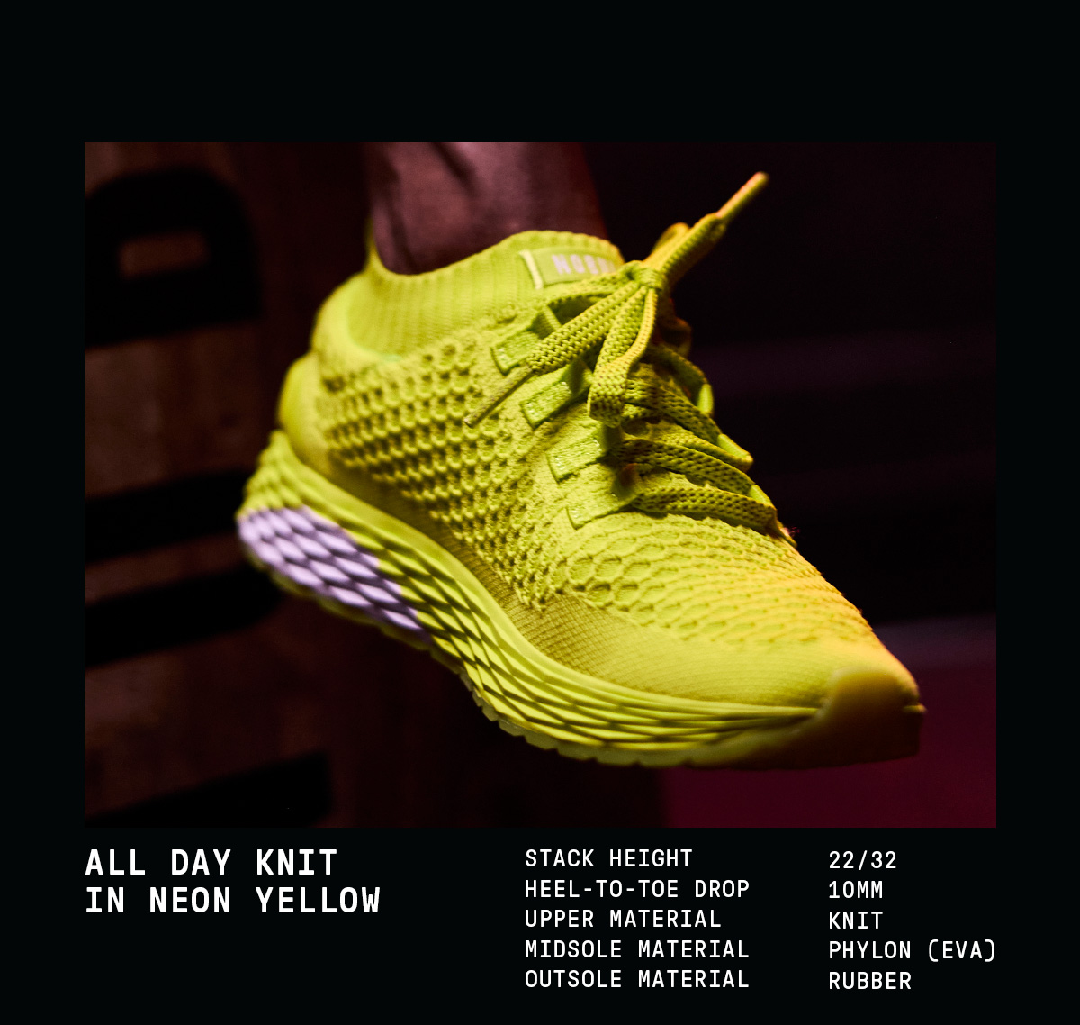 SHOP NEON COLLECTION - FEATURING ALLDAY KNIT IN NEON YELLOW