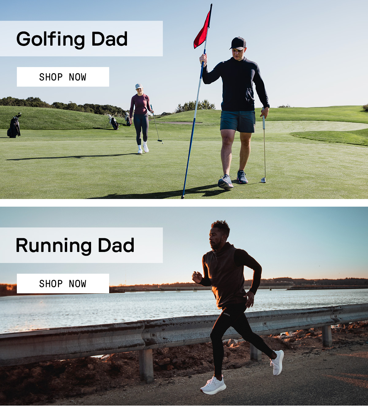 FOR GOLFING AND RUNNING DADS