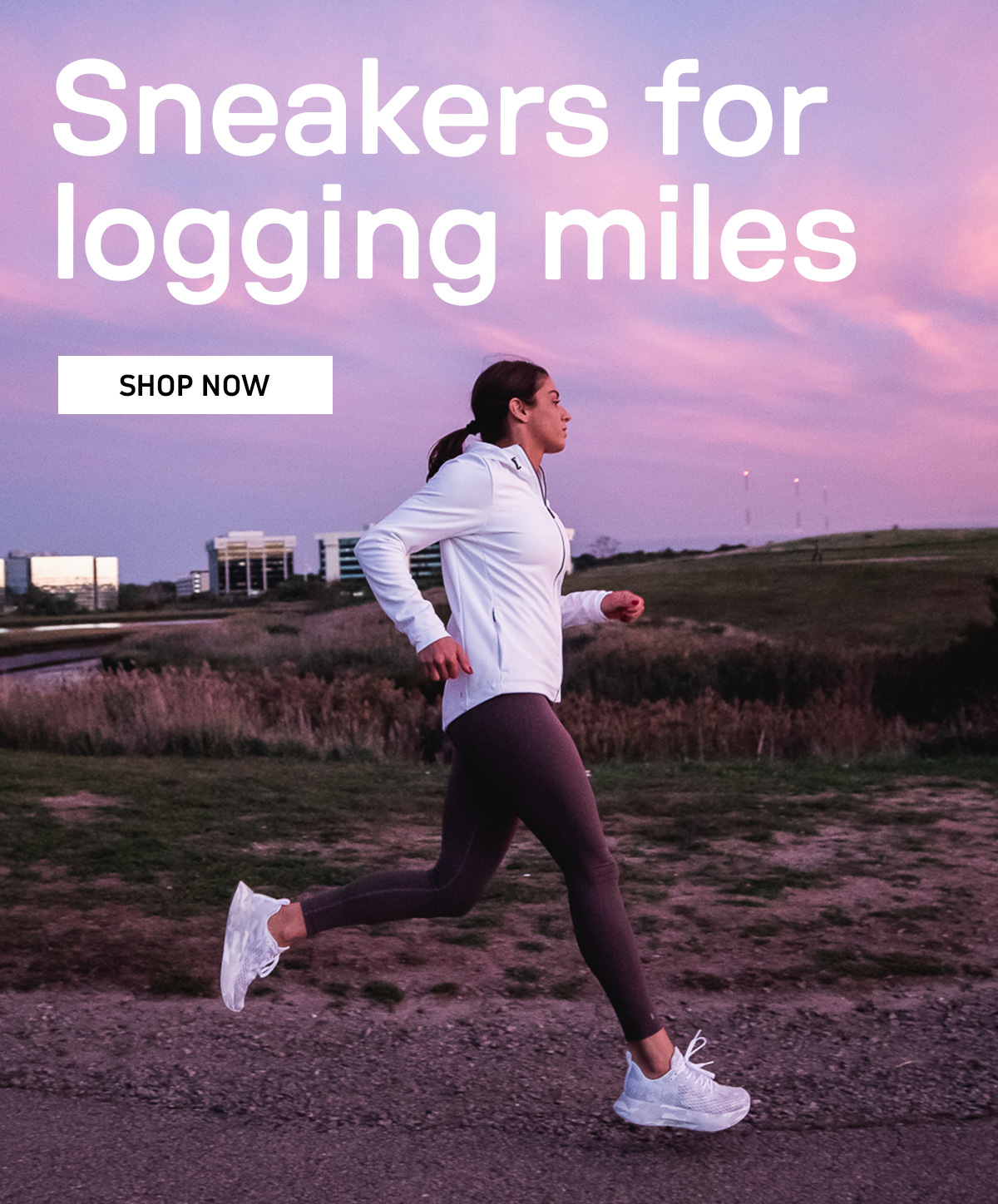 SNEAKERS FOR LOGGING MILES