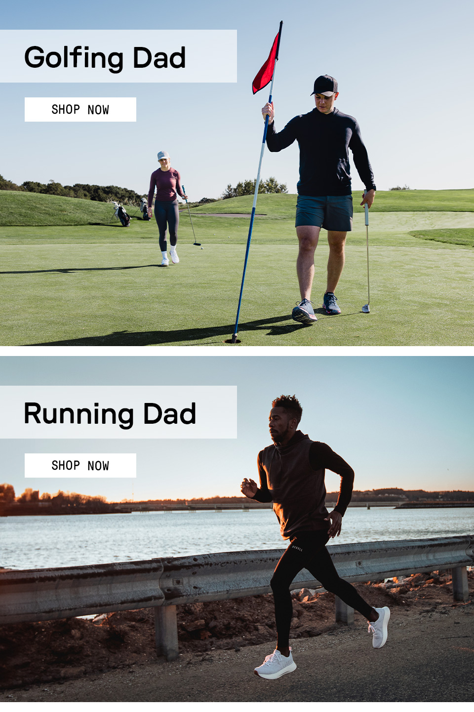 FOR GOLFING AND RUNNING DADS