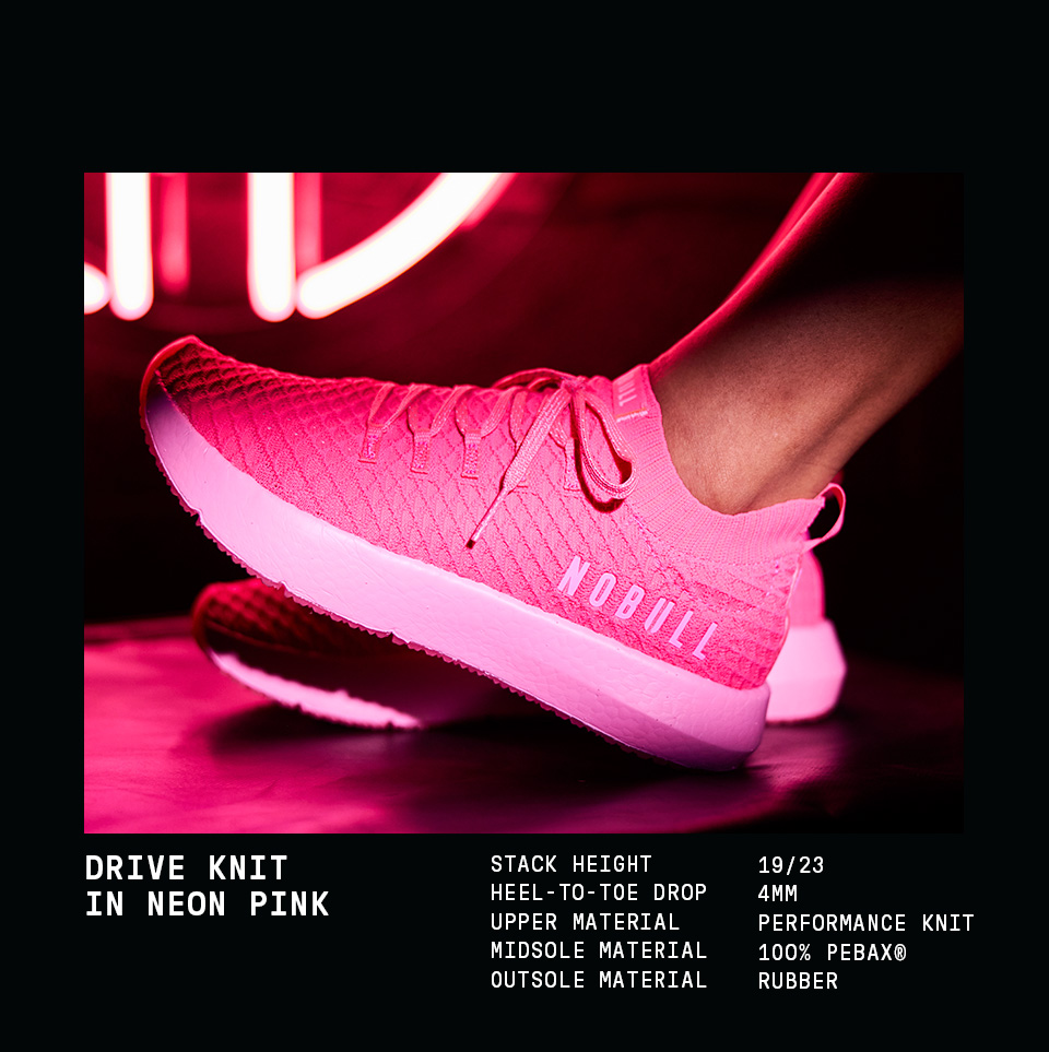 SHOP NEON COLLECTION - FEATURING DRIVE KNIT IN NEON PINK