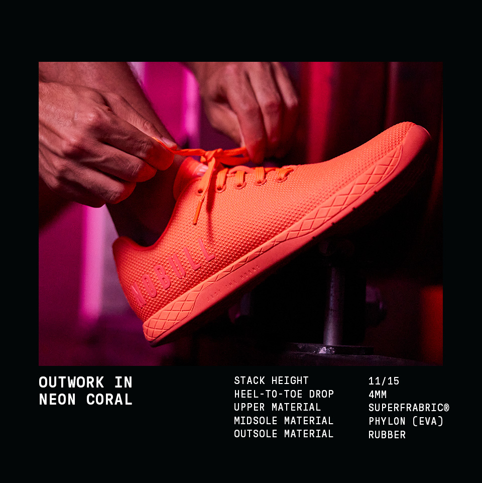 SHOP NEON COLLECTION - FEATURING OUTWORK IN NEON CORAL