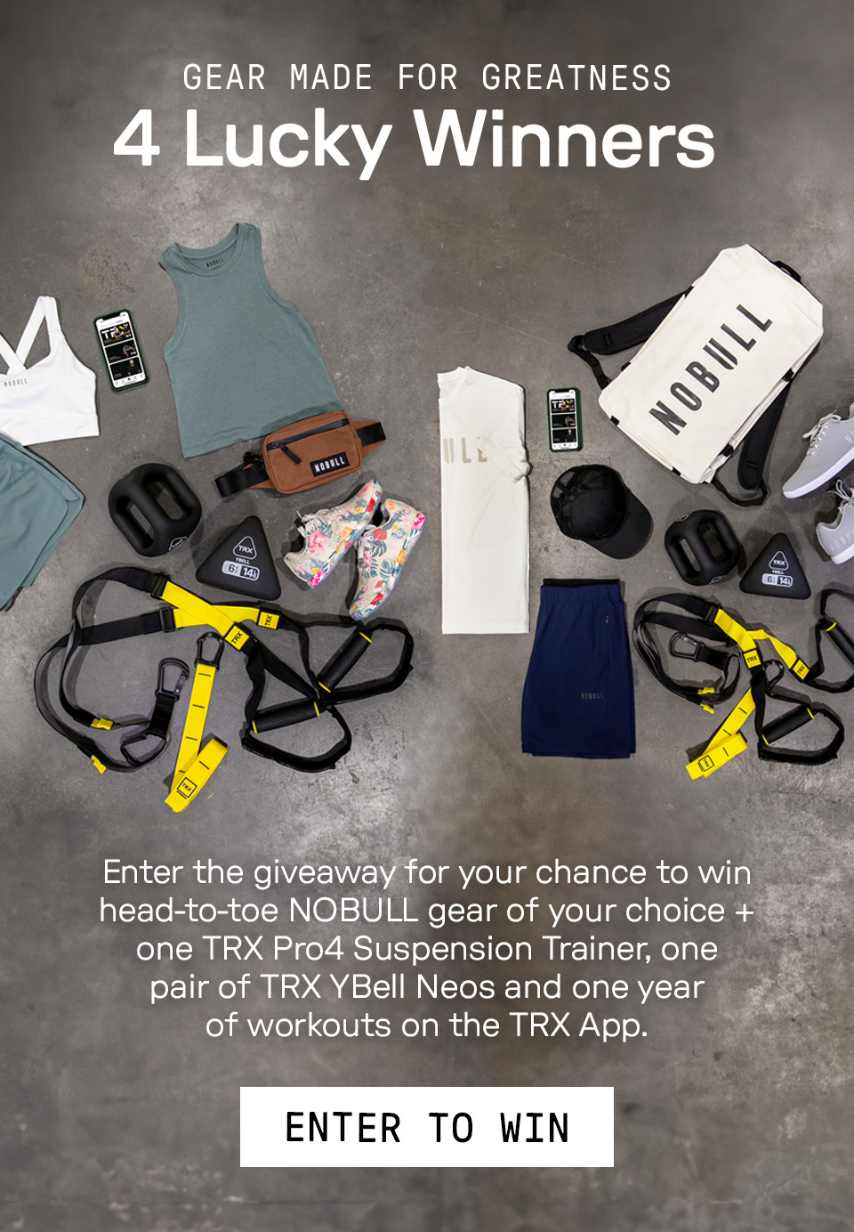 TRX & NOBULL GIVEAWAY - ENTER TO WIN