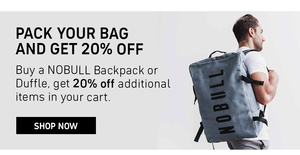 PACK YOUR BAG & GET 20% OFF