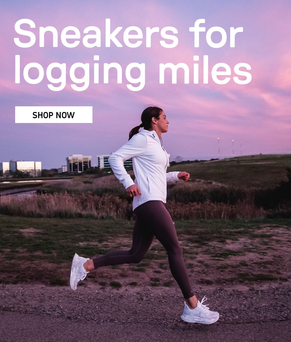 SNEAKERS FOR LOGGING MILES