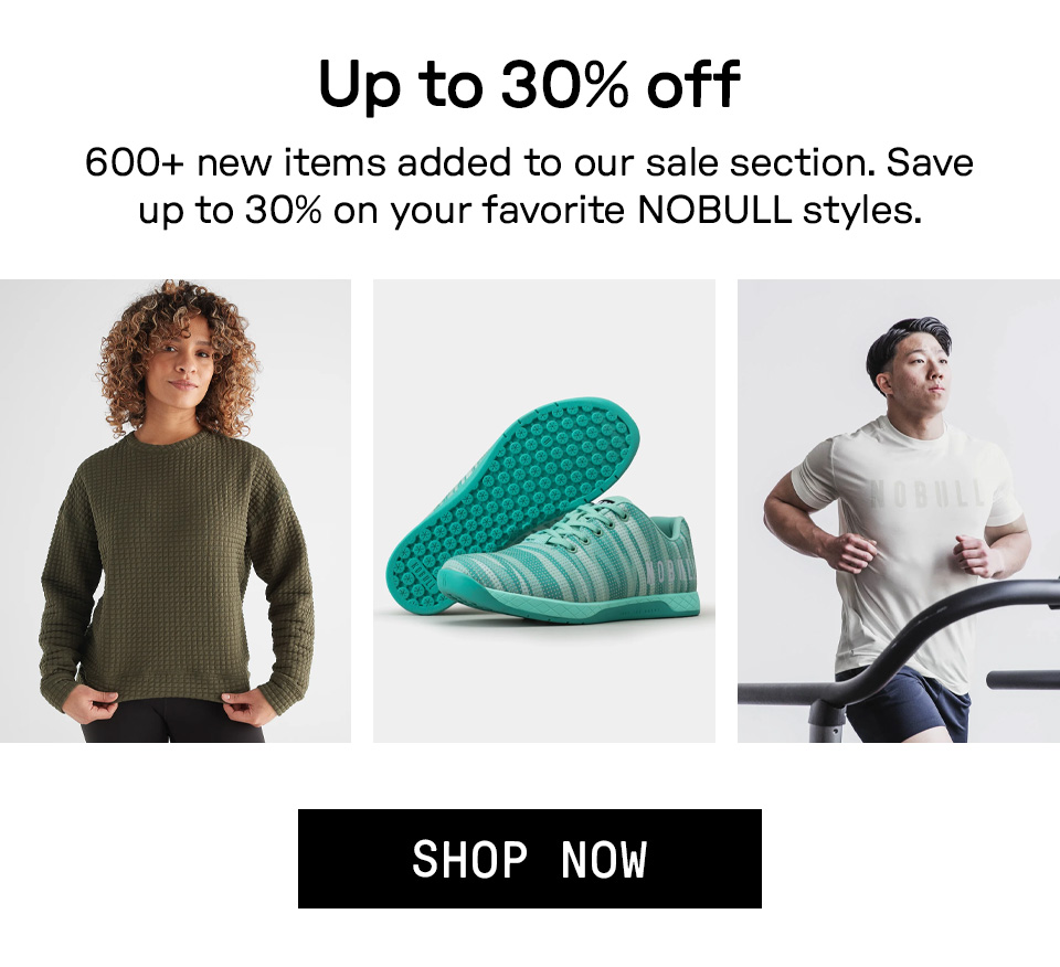 UP TO 30% OFF SALE ITEMS