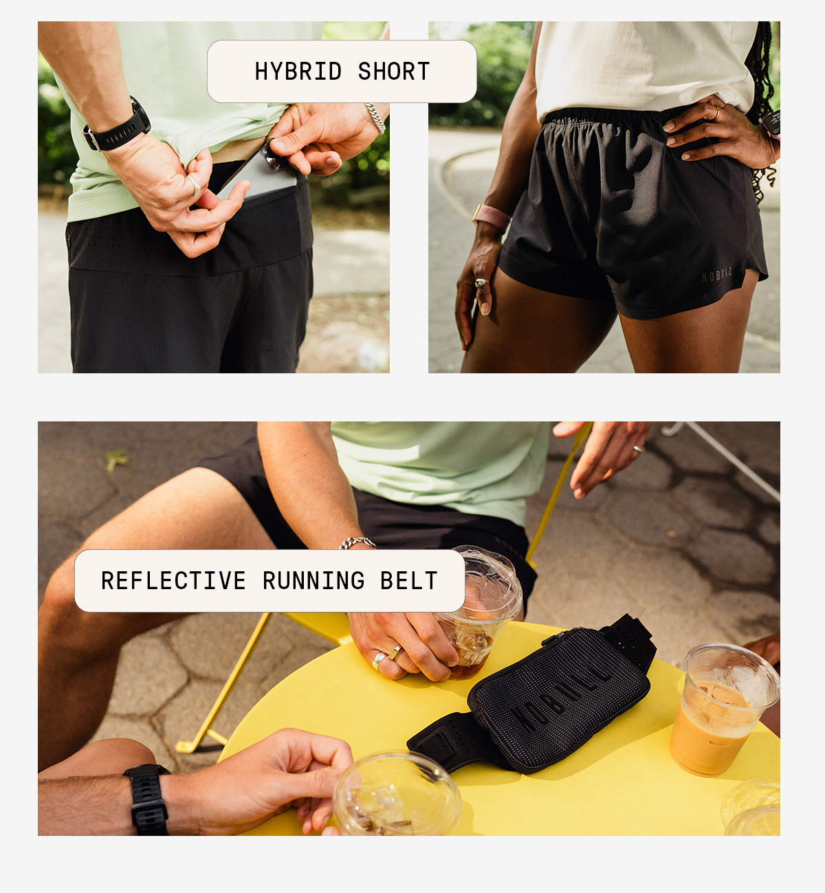 HYBRID SHORT & RUNNING BELT