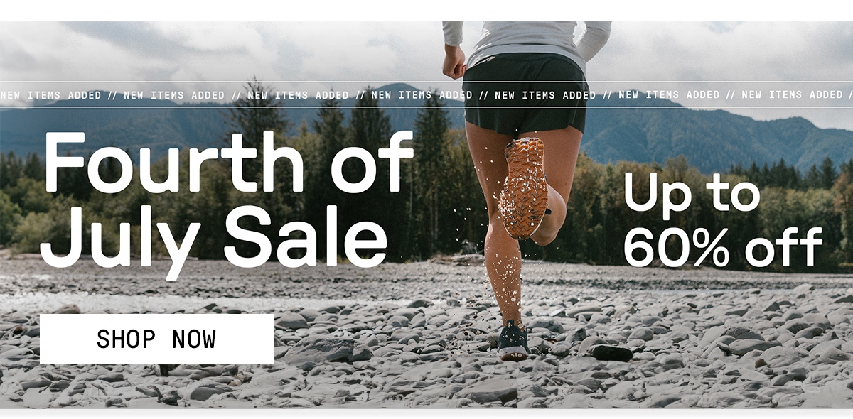 FOURTH OF JULY SALE - UP TO 60% OFF