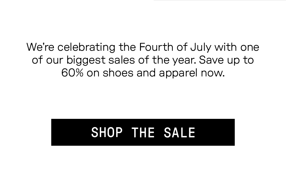 FOURTH OF JULY SALE - UP TO 60% OFF SALE SECTION