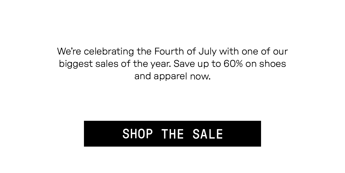 FOURTH OF JULY SALE - UP TO 60% OFF SALE SECTION