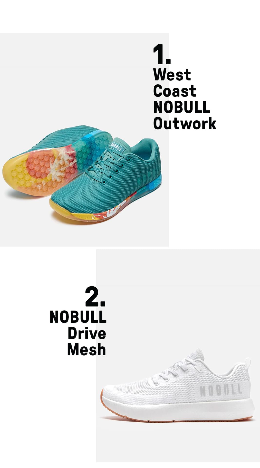 OUR TOP 5 SUMMER STYLES - WEST COAST NOBULL OUTWORK & MESH NOBULL DRIVE