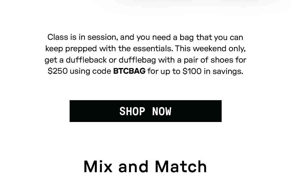 GET A BAG AND SHOES FOR $250