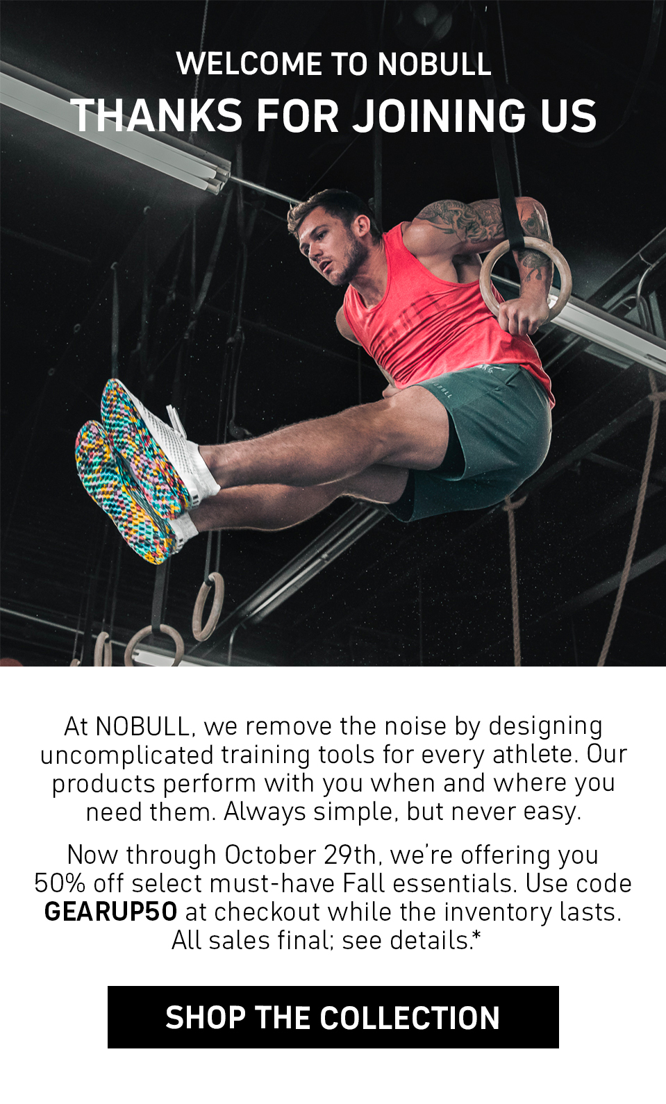 WELCOME TO NOBULL. GET BACK TO IT.