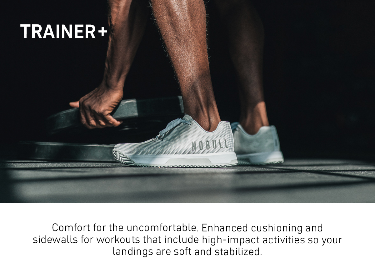 TRAINER+. SHOP NOW.