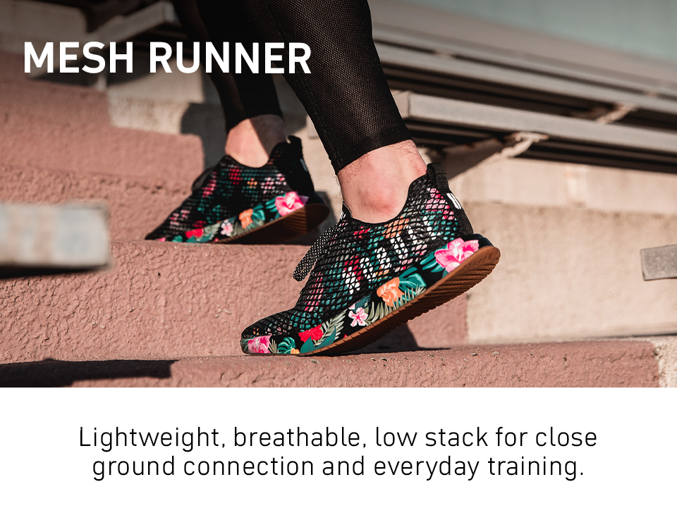 MESH RUNNER. SHOP NOW.