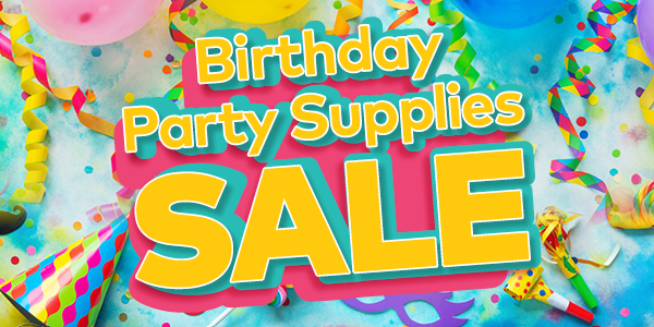 Birthday Party Supplies Sale